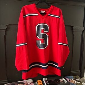 Vintage Red Hockey Jersey